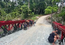 Pembangunan Jembatan Modular Sungai Bawoni Capai 98,3 Persen