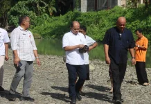 Stafsus Mendagri Tinjau Kondisi Sungai Esiwa Penghubung Tuhenakhe 1 dengan Esiwa