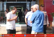 Wawako Gunungsitoli Antar Keberangkatan Wagubsu setelah Mengakhiri Kunker
