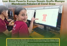 Peserta Kursus Desain Grafis Mampu Mendesain Pakaian di Corel Draw