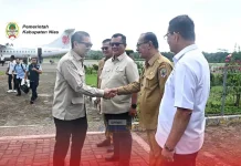 Menteri Kebudayaan Republik Indonesia Tiba di Kepulauan Nias