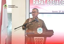 Rapat Sosialisasi Studi Environmental Health Risk Assessment Kabupaten Nias