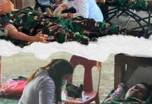 Donor Darah Yonif TP 903/Baluseda Bantu Penuhi Stok Darah