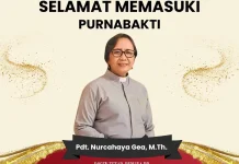 Pdt. Nurcahaya Gea,M.Th Memasuki Purna Bakti