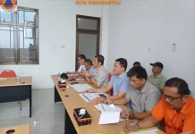 BPBD Kota Gunungsitoli Ikuti Rapat kerja dengan Komisi III DPRD Kota Gunungsitoli