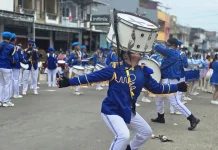 Gerakan Sulit di Aksi Drumband Kota Gunungsitoli