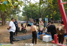 Ketua Kwarcab Tinjau Langsung Kontingen Pramuka Gunungsitoli di Jamnas XII