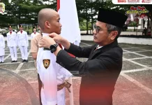 Bupati Nias Kukuhkan Paskibraka Tahun 2026
