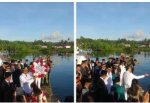 Peringati HUT Ke-81 RI, Pemkab Nias Utara Gelar Upacara Tabur Bunga di Lahewa