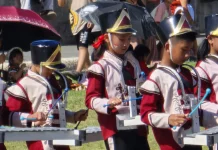 Drumband SD Negeri 074038 Tohia Semarakkan Hari Kemerdekaan RI