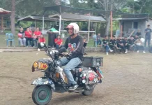 Pemuda Asal Kaltim dan Palu Touring ke Nias