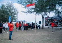 Bikers Nias Gelar Upacara Hut -81 Kemri