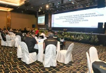 Bupati Nisel Hadiri Rakortek Advokasi Percepatan Penurunan Stunting
