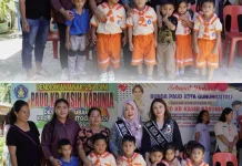 Bunda Paud Kota Gunungsitoli Kunjungi KB PAUD Kasih Karunia
