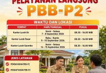 Bapenda Gunungsitoli Buka Layanan Jemput Bola PBB-P2 Keliling