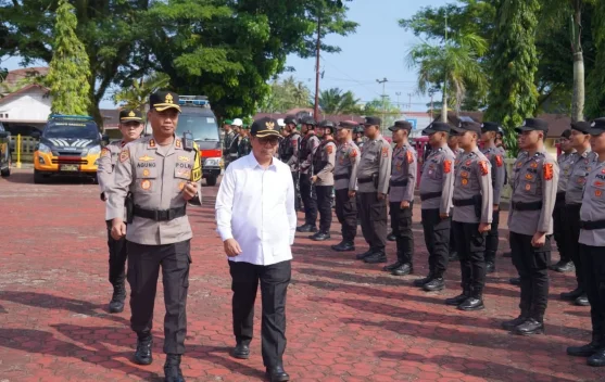 Wakil Wali Kota Gunungsitoli Hadiri Apel Gelar Pasukan