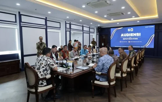 Bupati Nias Utara Audiensi Dengan Gubernur Sumatera Utara