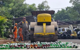 Kejari Musnahkan Barang Bukti dari Ratusan Perkara Inkrah