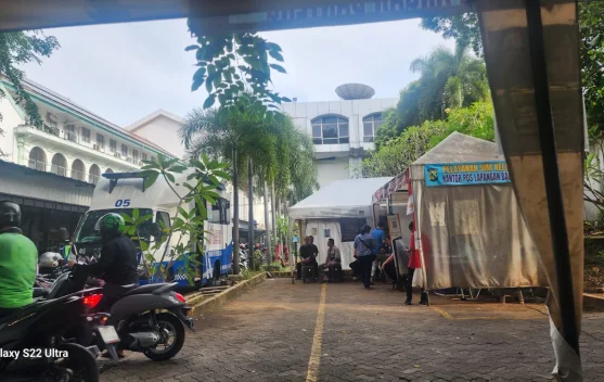 Layanan SIM Keliling Lapangan Banteng Kembali Beroperasi Pasca Libur Lebaran