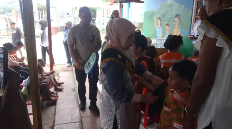 PAUD Kasih Mama Dapat Perhatian Bunda PAUD Papua