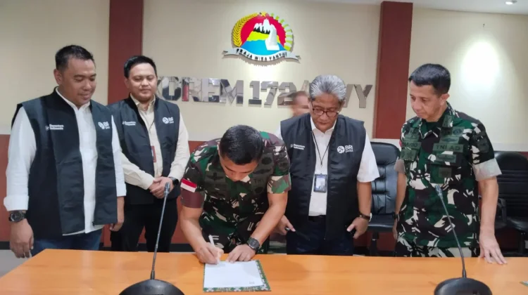 BRI Peduli Dukung Renovasi Masjid Istiqomah Korem 172/PWY