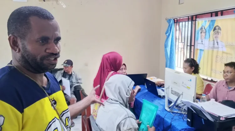 Pelayanan Disdukcapil Kota Jayapura untuk Masyarakat Skouw Mabo