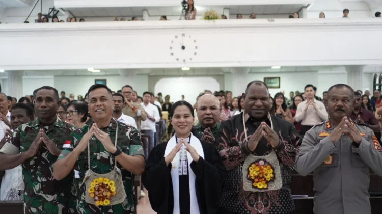 Pesan Damai Pangdam Cenderawasih dari GKI Betlehem Wamena