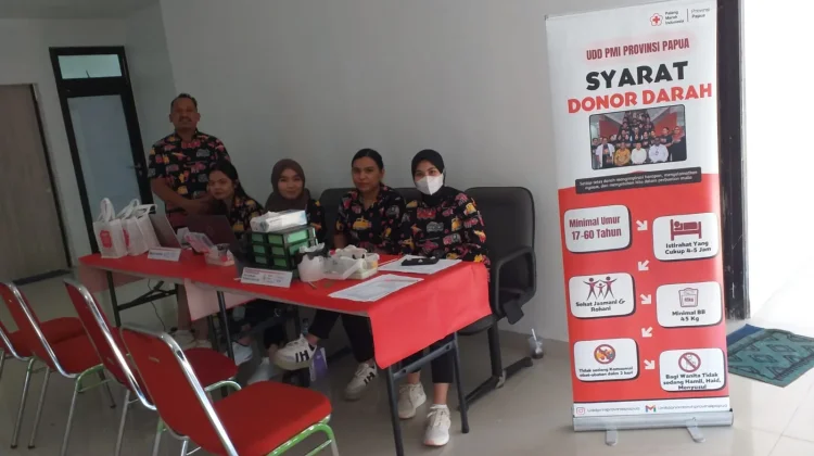 Donor Darah Rangkaian RRI Fest 2026 RRI Jayapura