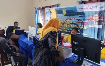 Pelayanan Disdukcapil Kota Jayapura untuk Masyarakat Skouw Mabo