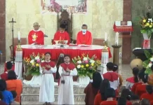 Komunitas Katolik Toraja Jayapura Merayakan Pentakosta