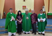 Uskup Keuskupan Jayapura Memimpin Misa Pembukaan Kursus Khatolisitas