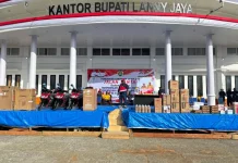 Sebanyak 700 Peserta Ramaikan Jalan Santai HUT RI Lanny Jaya