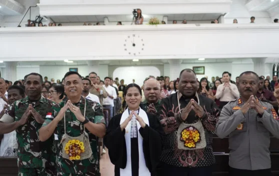 Pesan Damai Pangdam Cenderawasih dari GKI Betlehem Wamena