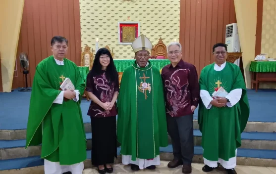 Uskup Keuskupan Jayapura Memimpin Misa Pembukaan Kursus Khatolisitas
