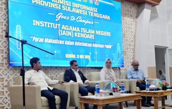 KI Sultra Edukasi Keterbukaan Informasi di IAIN Kendari