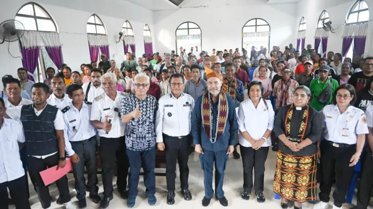 BUPATI KUPANG HADIRI KUNKER KETUA FRAKSI NASDEM DPR RI DISEMAU