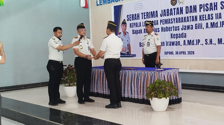 Upacara Sertijab Kalapas Kelas 2A Kupang