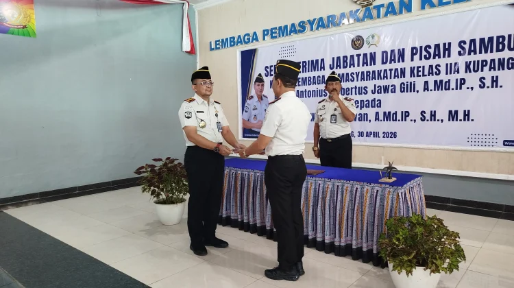 Upacara Sertijab Kalapas Kelas 2A Kupang