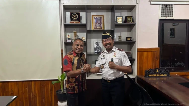 Kakanwil Ditjenpas Lakukan Silaturahmi Bersama Kakanwil Kemenkum NTT