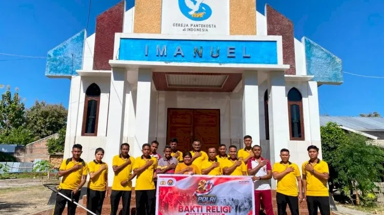 Polres Nagekeo Gelar Bakti Religi jelang HUT Bhayangkara ke 80