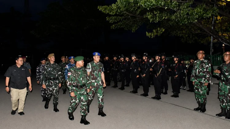 Apel Gelar Pasukan Pengamanan VVIP Kunker Wapres RI di NTT