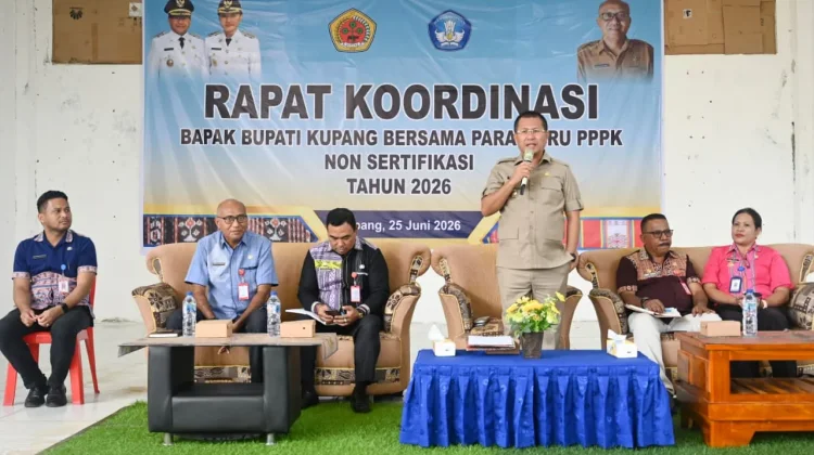 Bupati Pimpin Rakor Guru PPPK Non-Sertifikasi se-Kabupaten Kupang