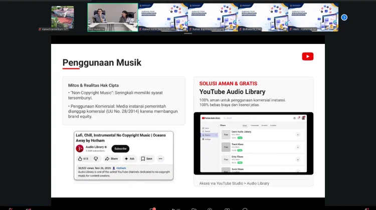 Kanwil Kemenkum NTT Tingkatkan Kualitas Informasi Publik Digital