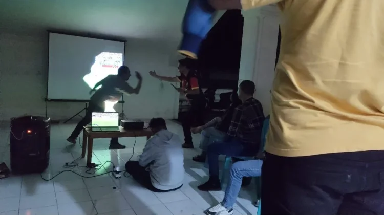 Spanyol Taklukkan Prancis pada Nobar DPRD Rote Ndao