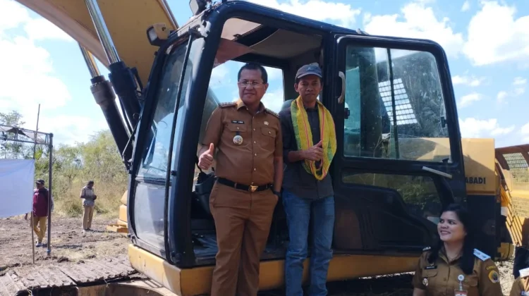 Cetak Sawah Baru, Bupati Kupang Dorong Lahan Jadi Produktif