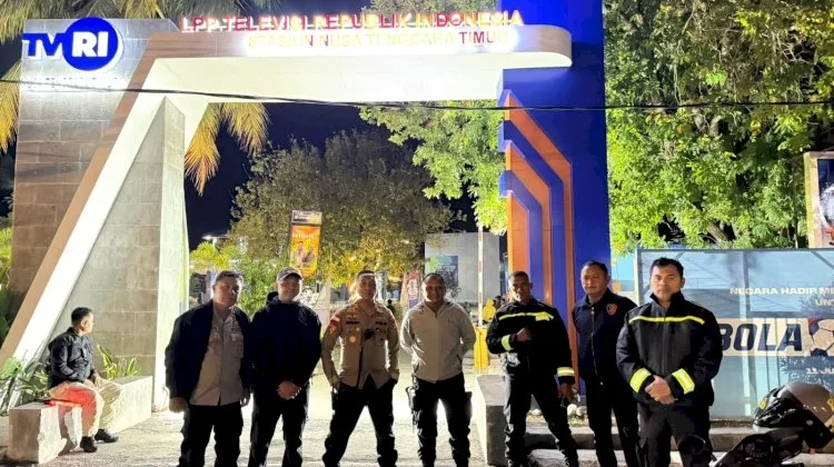 Lantas Polresta Kupang Kota Pengamanan Nobar Final Piala Dunia 2026