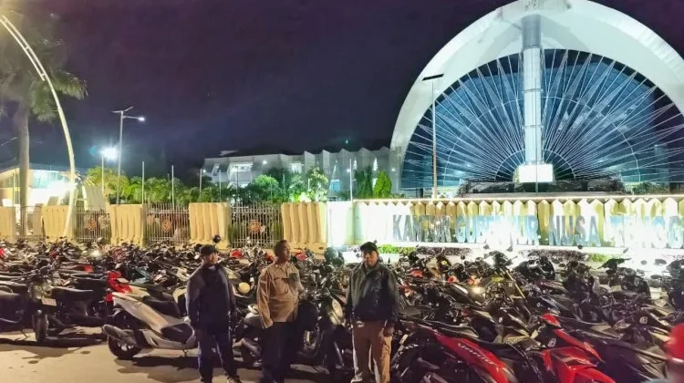 Lantas Polresta Kupang Kota Pengamanan Nobar Final Piala Dunia 2026