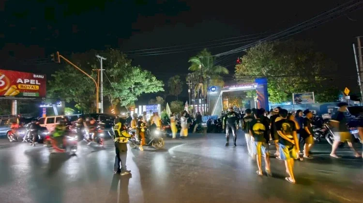 Lantas Polresta Kupang Kota Pengamanan Nobar Final Piala Dunia 2026