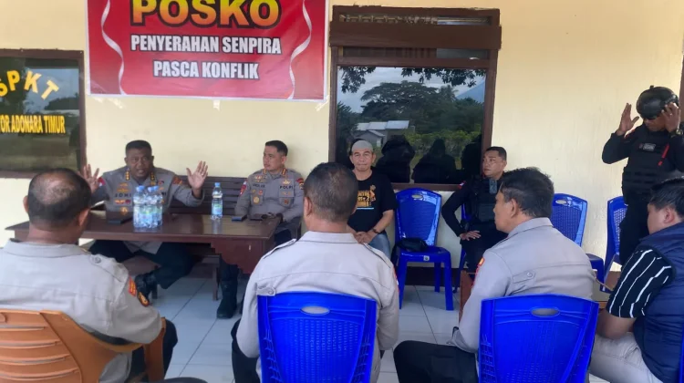 Polda NTT Gelar Koordinasi Penyelasain Pasca Konflik di Adonara Timur