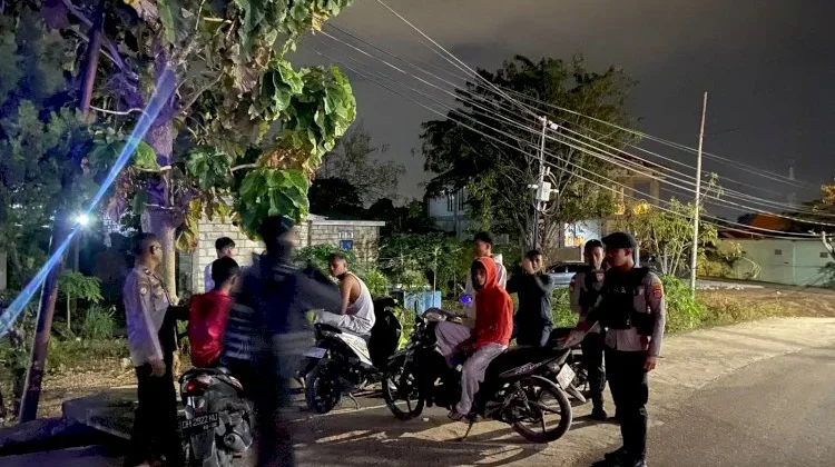 Polresta Kupang Kota Gelar Patroli Lampu Biru
